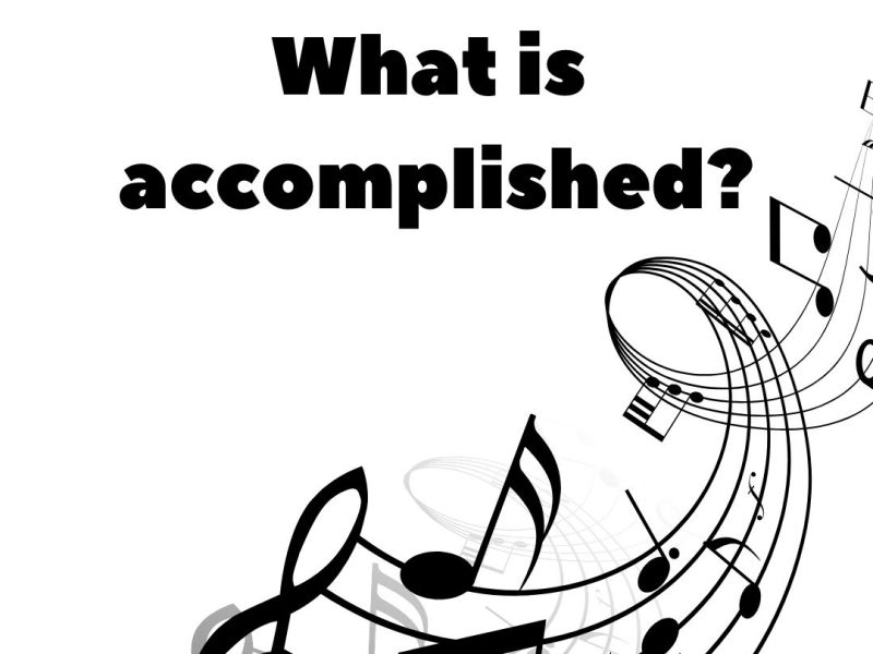 What is accomplished?