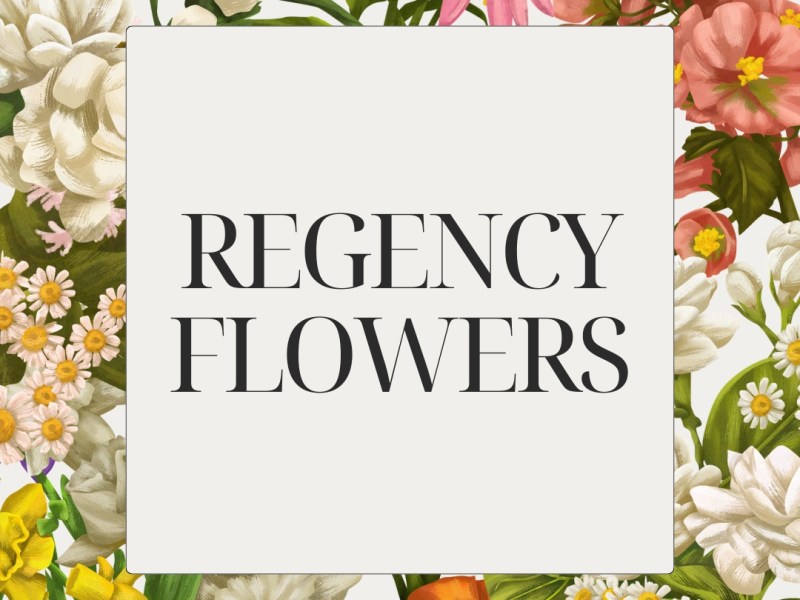 Flowers and fashion in Regency England